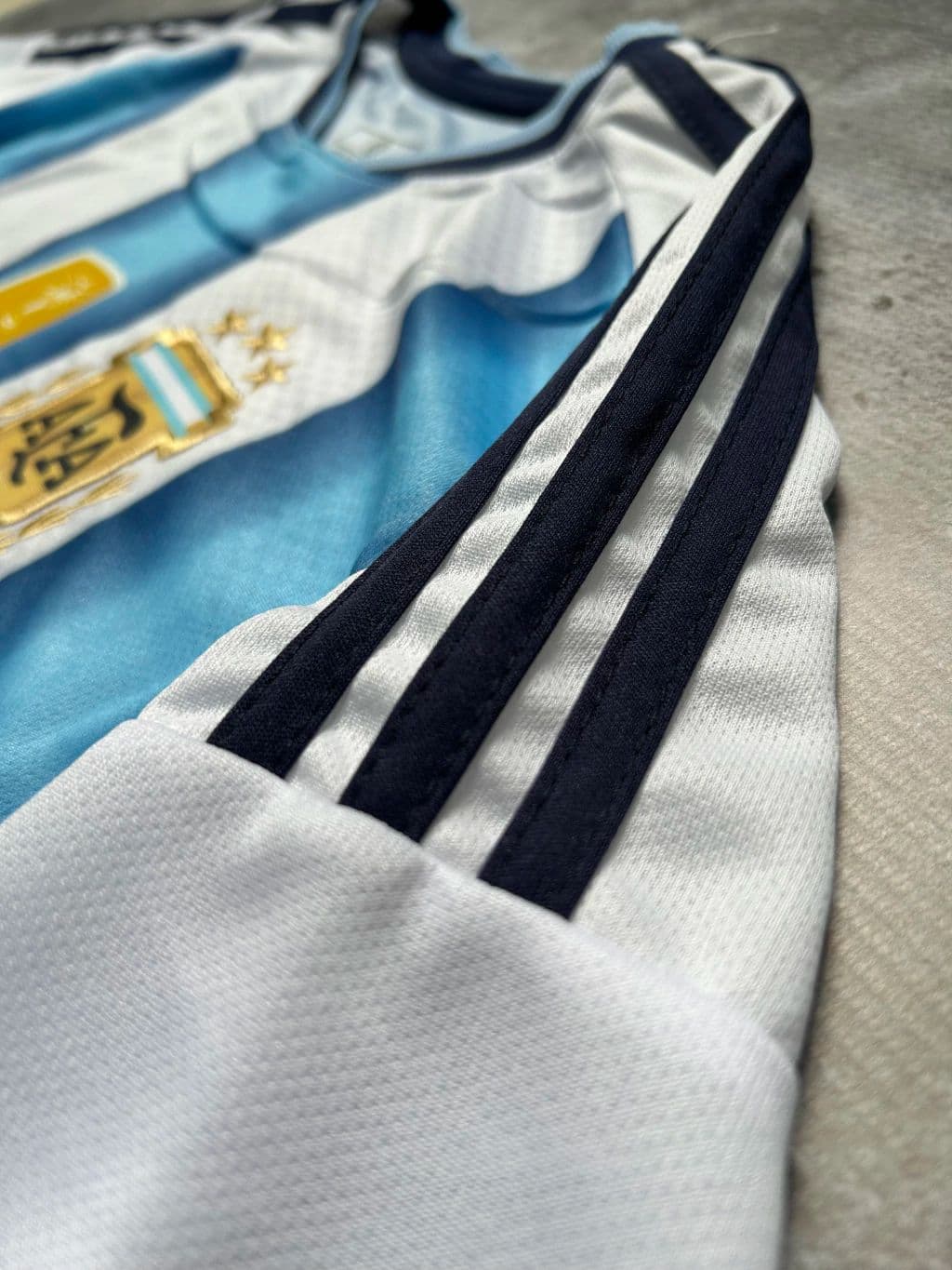 Camiseta Titular Bordada c/Messi s/Messi