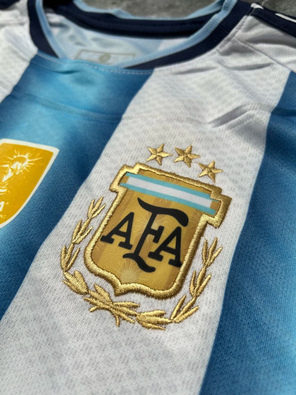 Camiseta Titular Bordada c/Messi s/Messi
